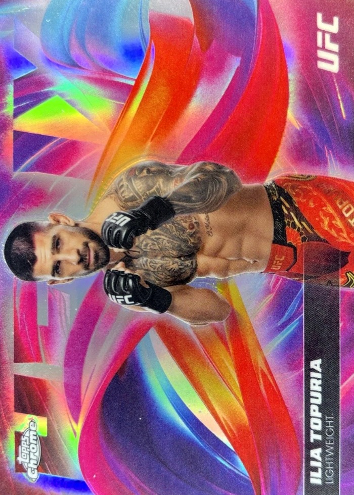 2026 Topps Chrome UFC Base Ilia Topuria #HX-1