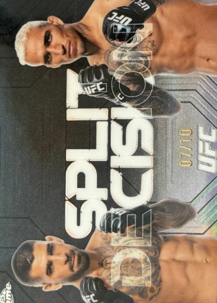 2026 Topps Chrome UFC Black Refractor Ilia Topuria #SP-4 /10