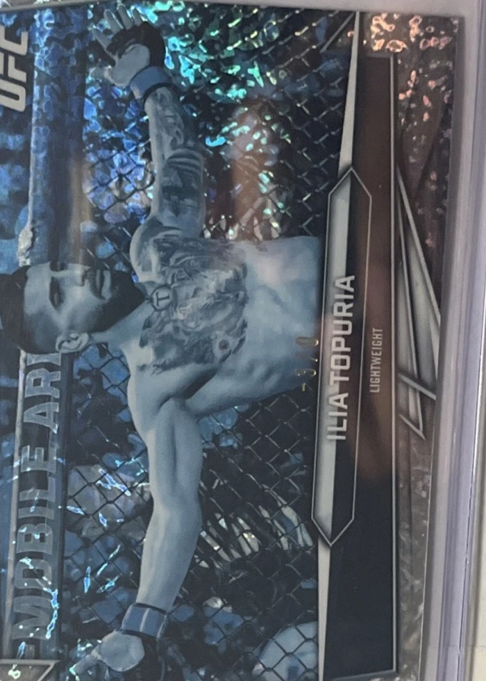 2026 Topps Chrome UFC FrozenFractor Ilia Topuria #1 /5