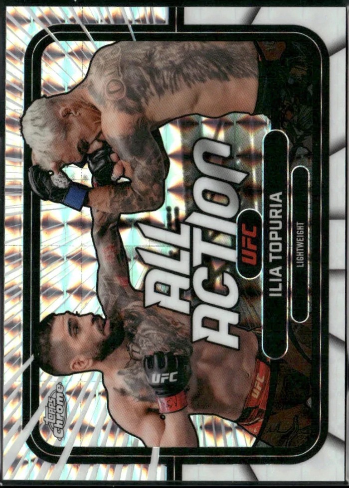 2026 Topps Chrome UFC Geometric Refractor Ilia Topuria #AA-1