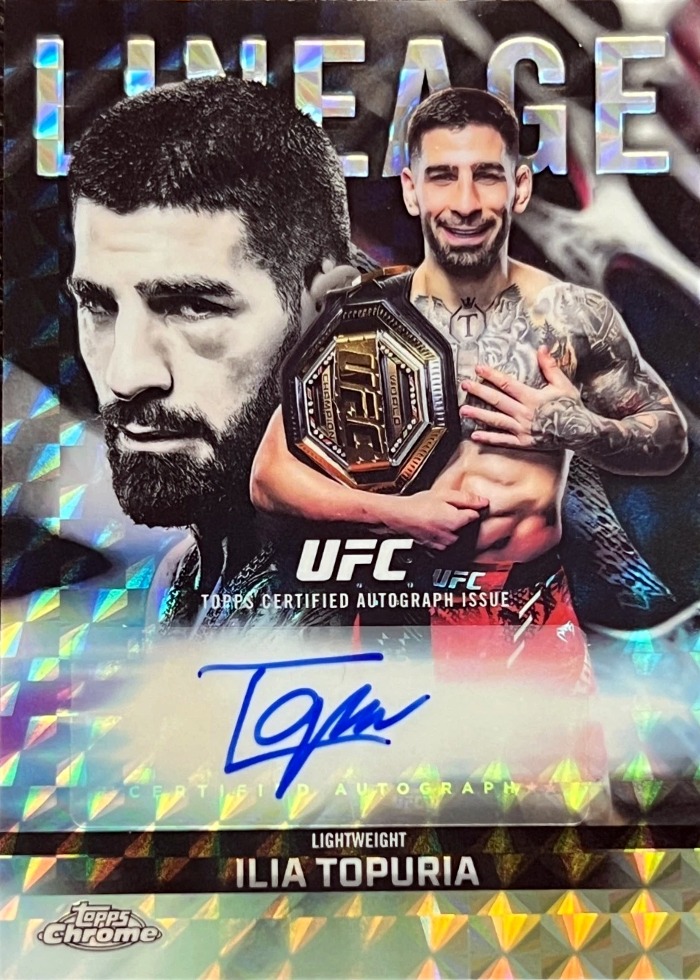 2026 Topps Chrome UFC Geometric Refractor Ilia Topuria #CCA-IT