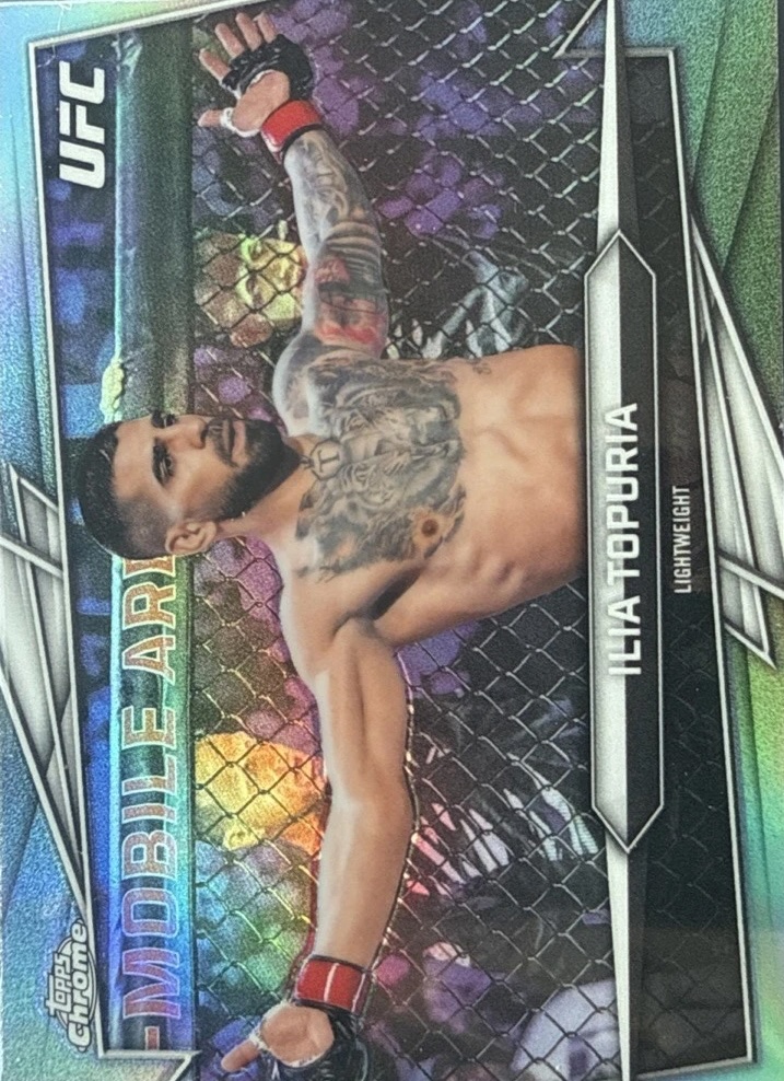 2026 Topps Chrome UFC Refractor Ilia Topuria #1