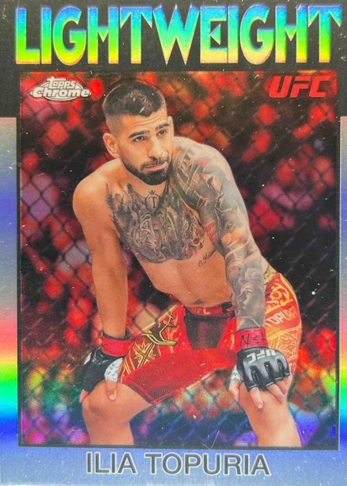 2026 Topps Chrome UFC Refractor Ilia Topuria #86-5