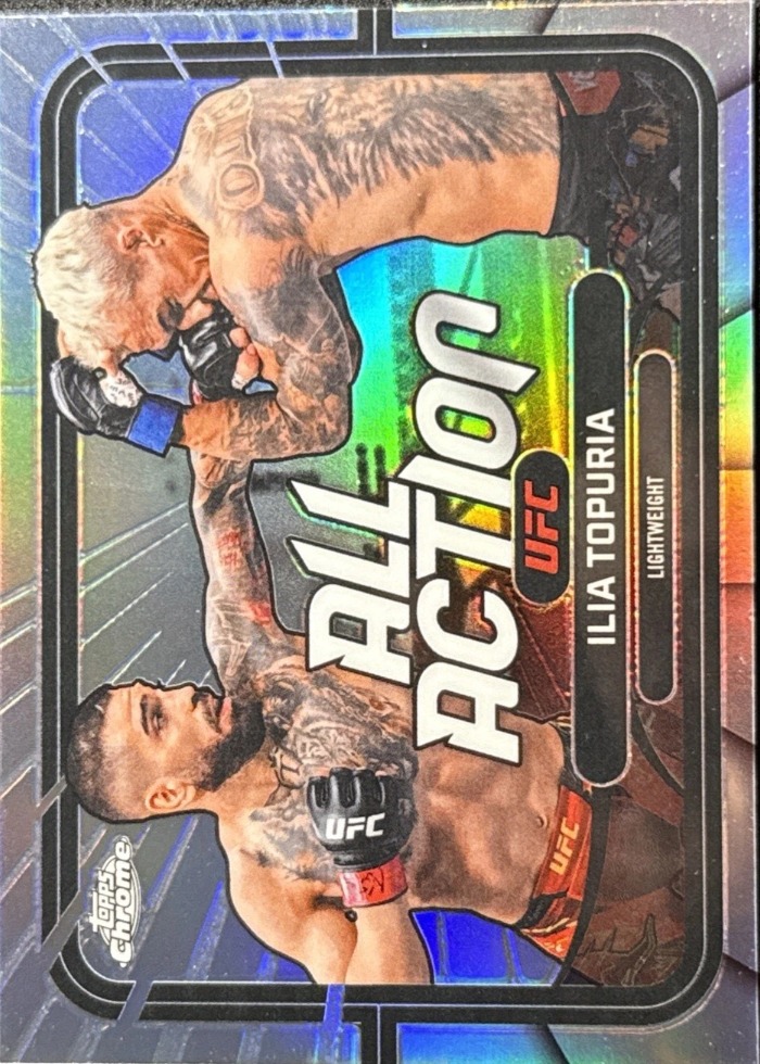 2026 Topps Chrome UFC Refractor Ilia Topuria #AA-1