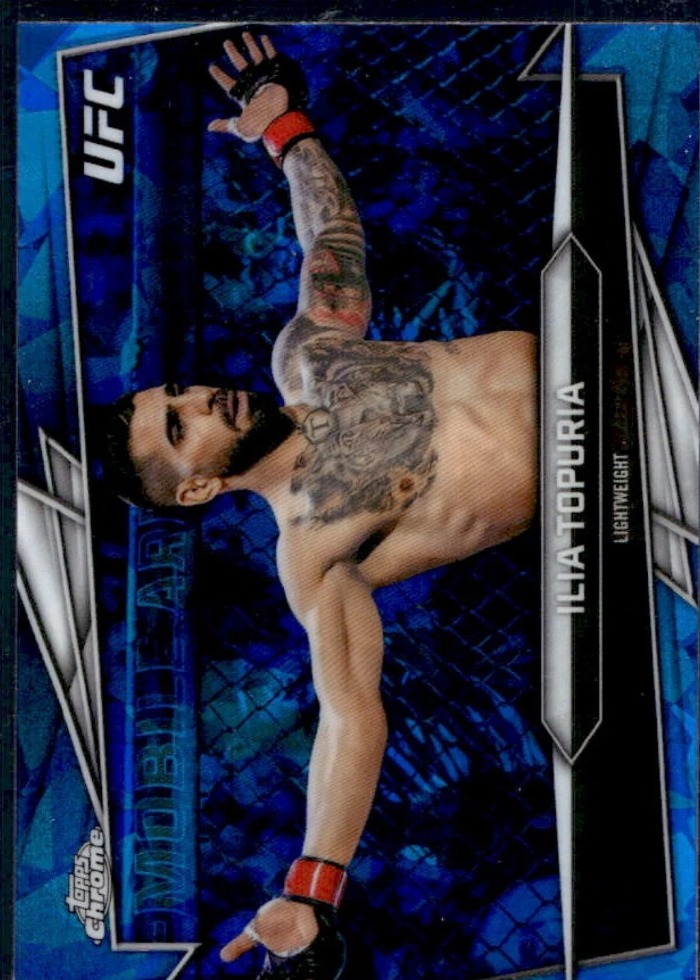 2026 Topps Chrome UFC Sapphire Edition Base Ilia Topuria #1