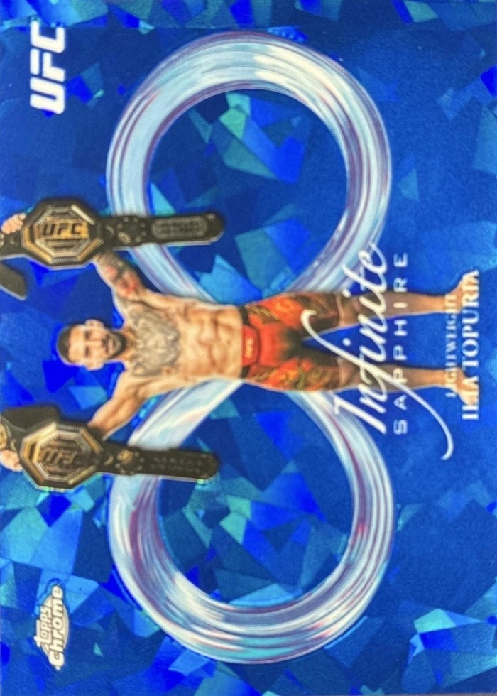 2026 Topps Chrome UFC Sapphire Edition Base Ilia Topuria #IN-3