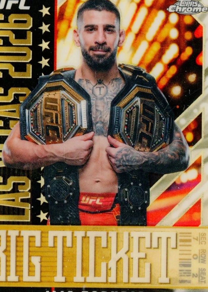 2026 Topps Chrome UFC SuperFractor Ilia Topuria #BT-16 /1