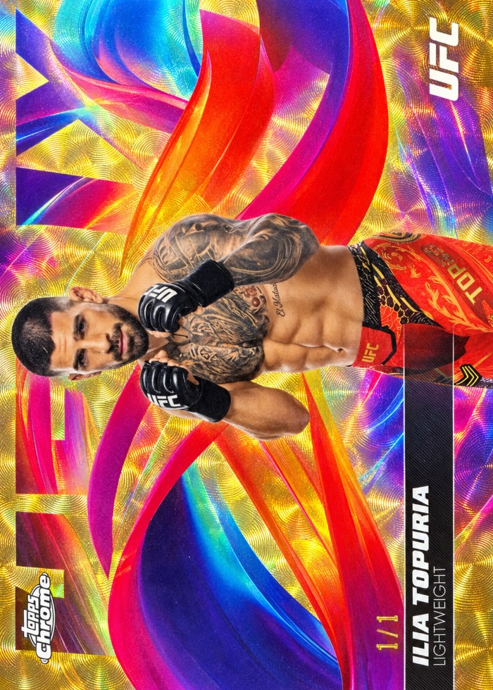 2026 Topps Chrome UFC SuperFractor Ilia Topuria #HX-1 /1
