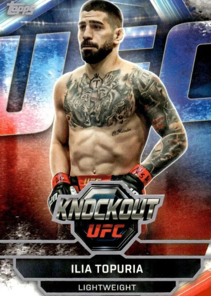 2026 Topps Knockout UFC Base Ilia Topuria #25