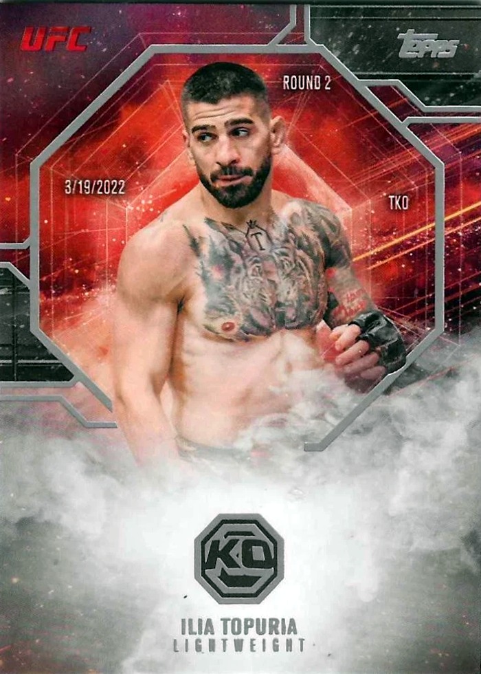 2026 Topps Knockout UFC Base Ilia Topuria #IA-9