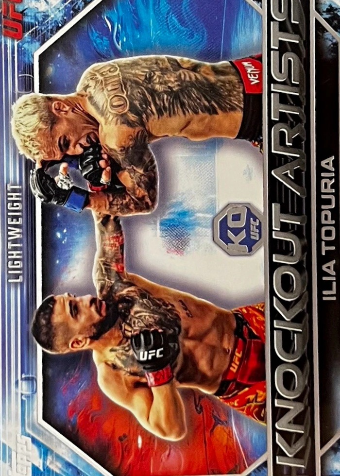 2026 Topps Knockout UFC Base Ilia Topuria #KA-6