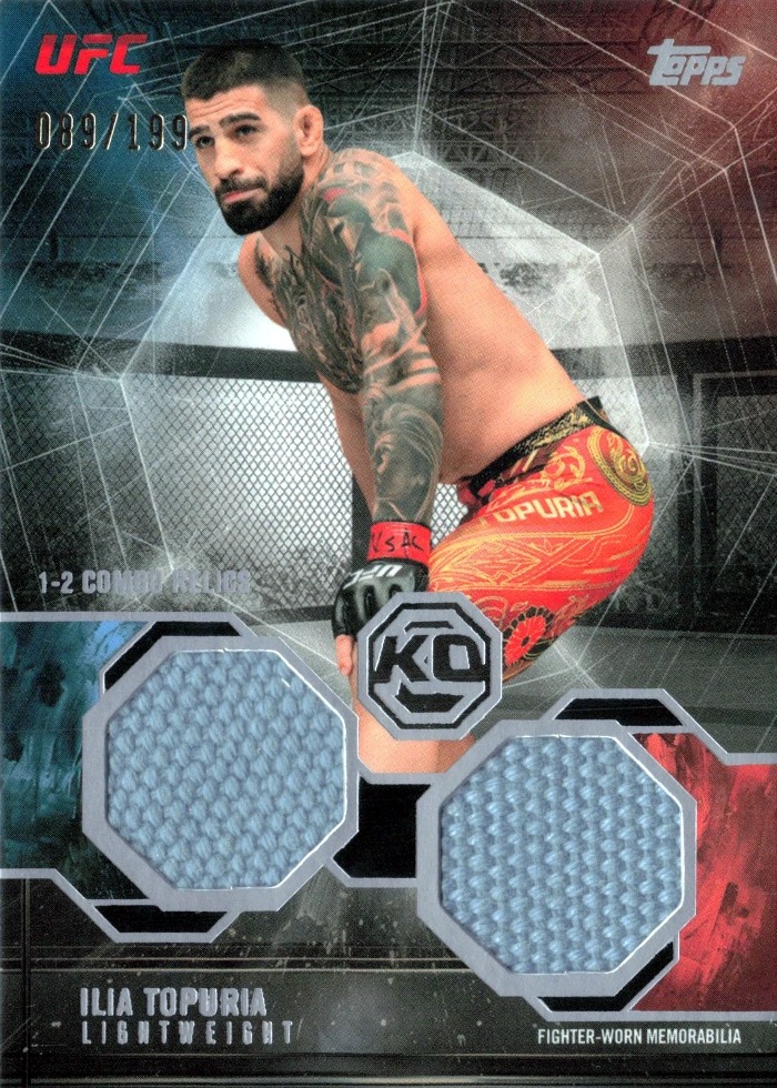 2026 Topps Knockout UFC Base Ilia Topuria #OTC-IT /199