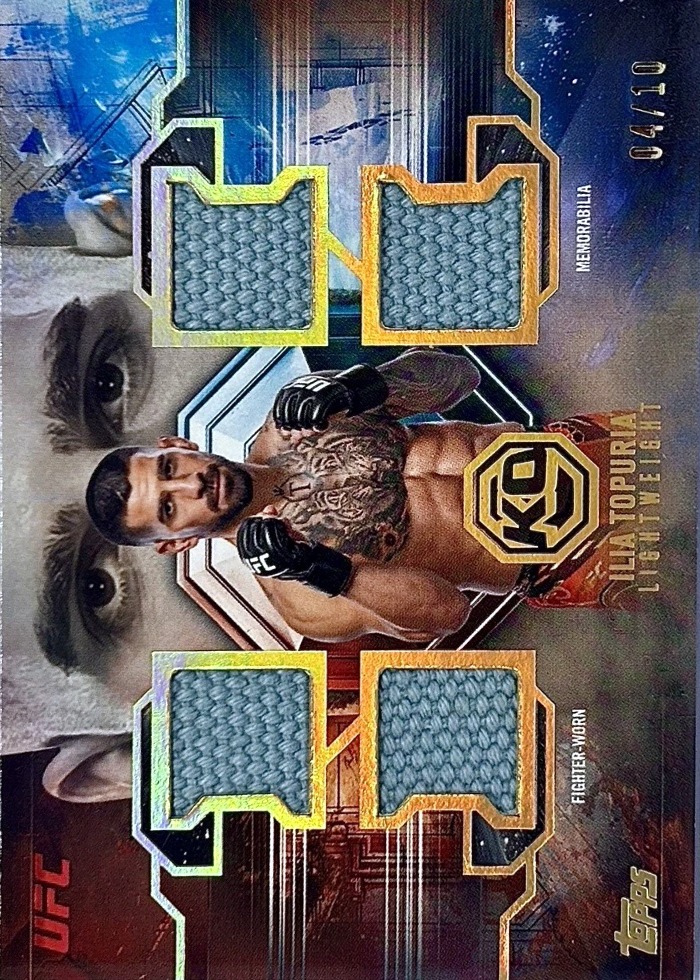 2026 Topps Knockout UFC Base Ilia Topuria #UFCR-IT /10