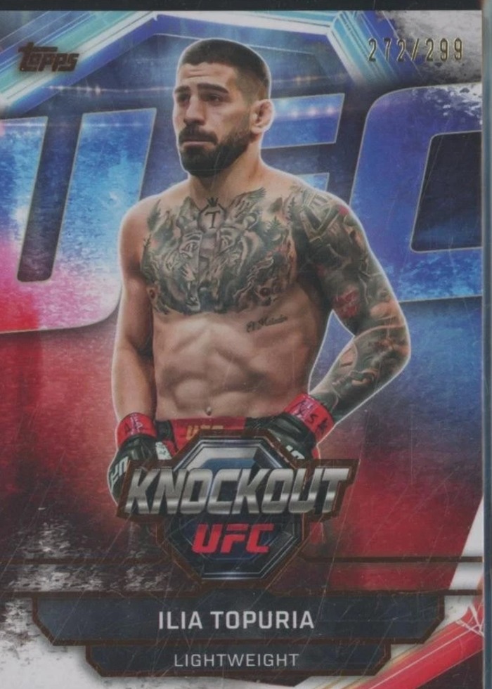 2026 Topps Knockout UFC Bronze Ilia Topuria #25 /299