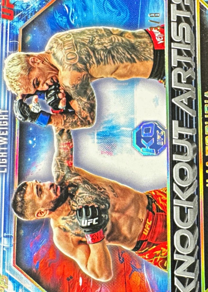 2026 Topps Knockout UFC Gold Ilia Topuria #KA-6 /8