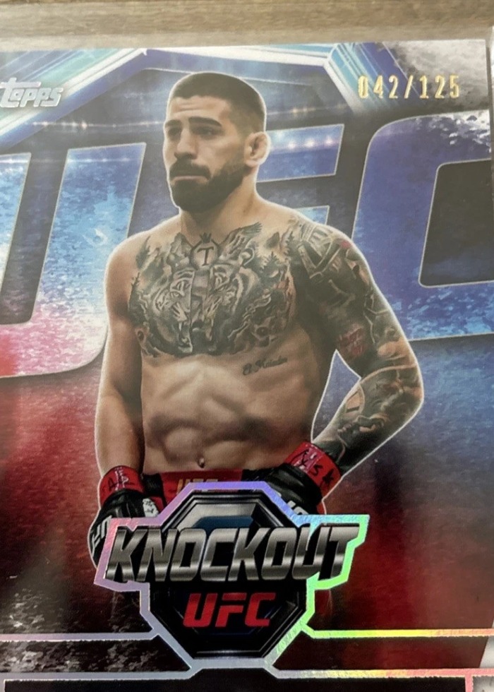 2026 Topps Knockout UFC Holo Silver Ilia Topuria #25 /125