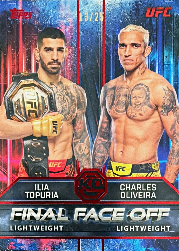2026 Topps Knockout UFC Red Ilia Topuria #FF-1 /25