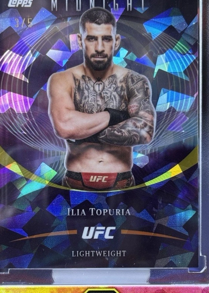 2026 Topps Midnight UFC Daybreak Ilia Topuria #1 /5
