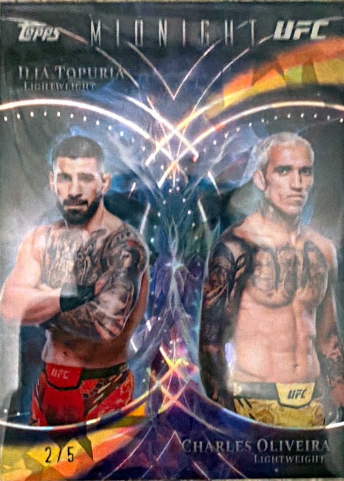 2026 Topps Midnight UFC Daybreak Ilia Topuria #CC-4 /5