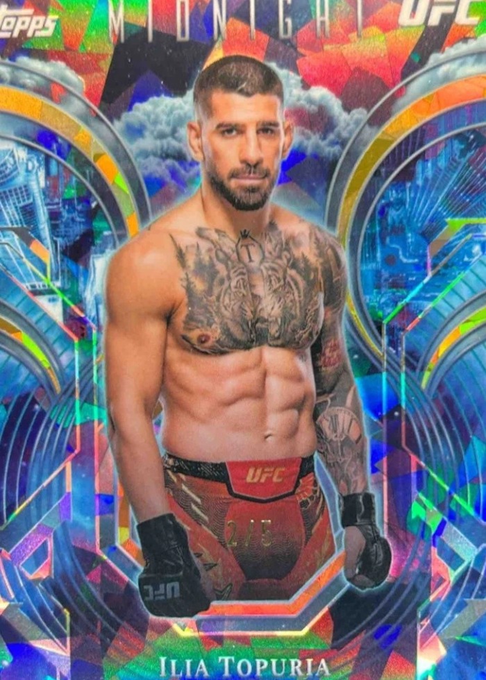 2026 Topps Midnight UFC Daybreak Ilia Topuria #PC-22 /5