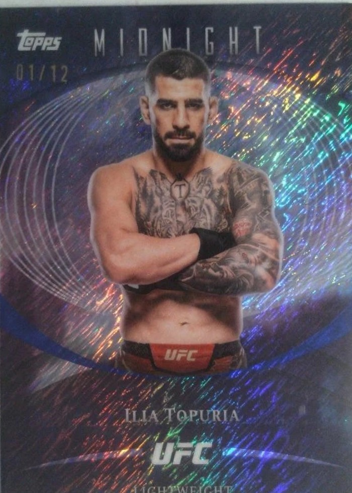 2026 Topps Midnight UFC Midnight Ilia Topuria #1 /12