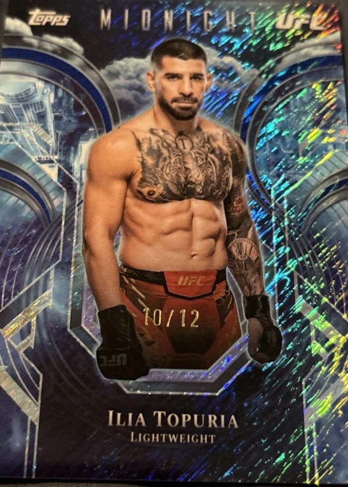 2026 Topps Midnight UFC Midnight Ilia Topuria #PC-22 /12