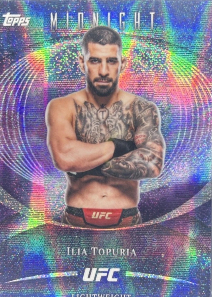 2026 Topps Midnight UFC Moon Beam Ilia Topuria #1