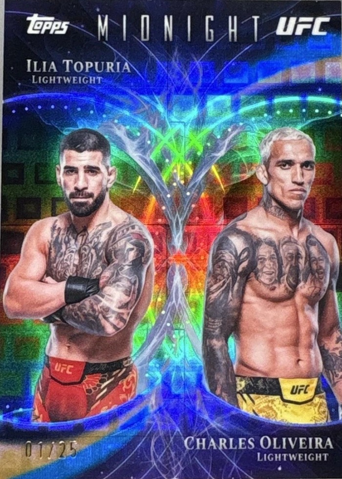 2026 Topps Midnight UFC Moonrise Ilia Topuria #CC-4 /25