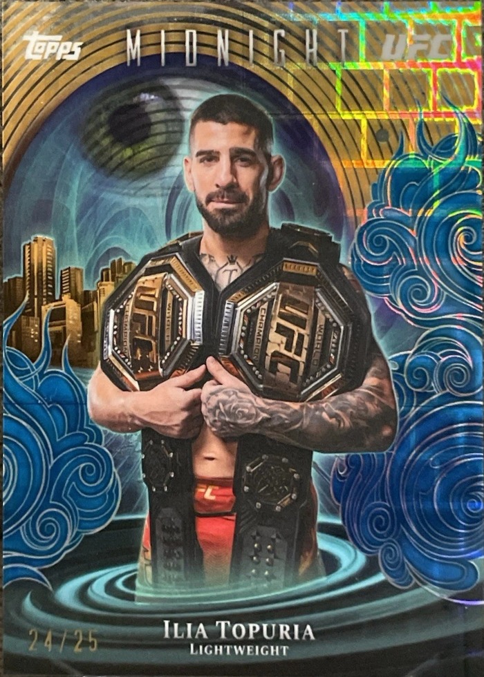 2026 Topps Midnight UFC Moonrise Ilia Topuria #IN-1 /25