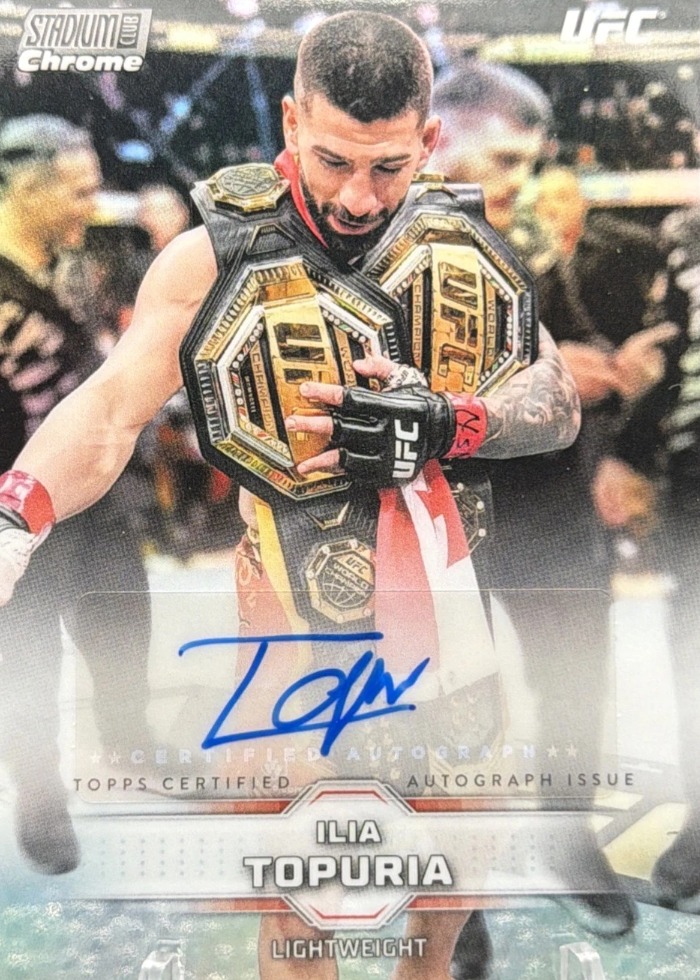 2026 Topps Stadium Club UFC Base Ilia Topuria #CAV-ITA