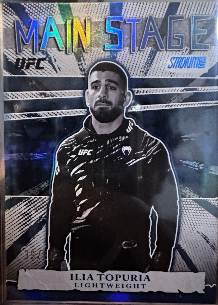 2026 Topps Stadium Club UFC Blue Ilia Topuria #MS-16 /50