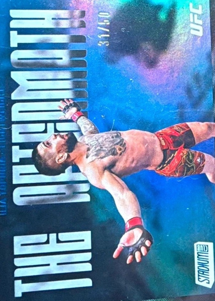 2026 Topps Stadium Club UFC Blue Ilia Topuria #TA-17 /50