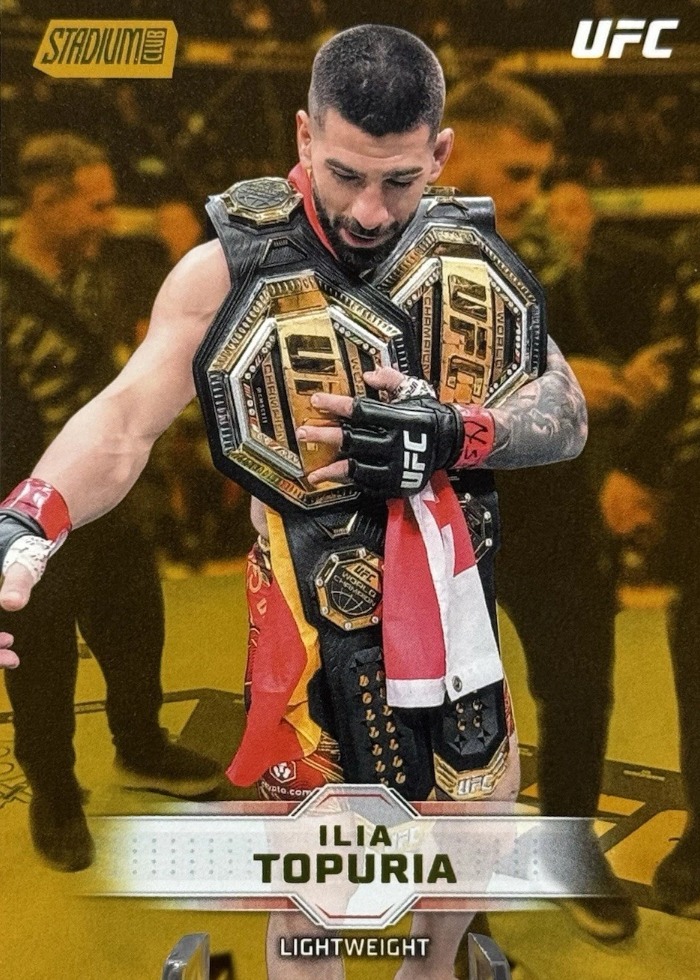 2026 Topps Stadium Club UFC Gold Ilia Topuria #6