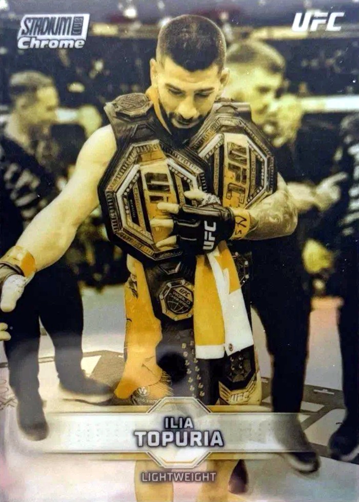 2026 Topps Stadium Club UFC Gold Minted Ilia Topuria #CB-6