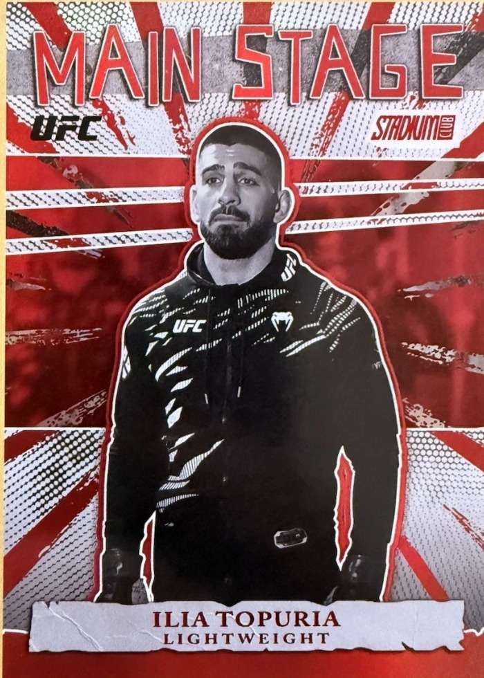 2026 Topps Stadium Club UFC Red Ilia Topuria #MS-16