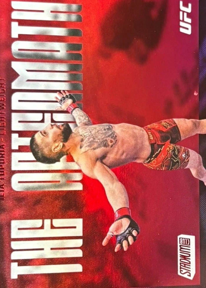 2026 Topps Stadium Club UFC Red Ilia Topuria #TA-17