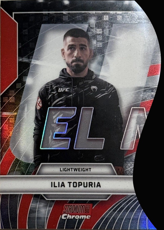 2026 Topps Stadium Club UFC Red Ilia Topuria #TVN-10
