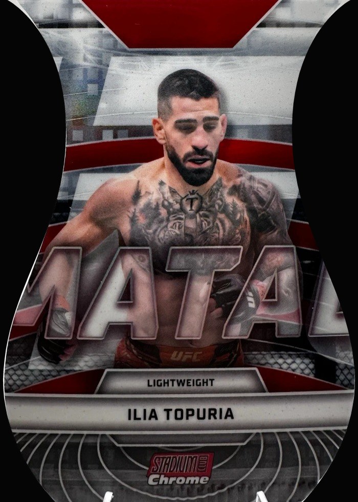 2026 Topps Stadium Club UFC Red Ilia Topuria #TVN-11