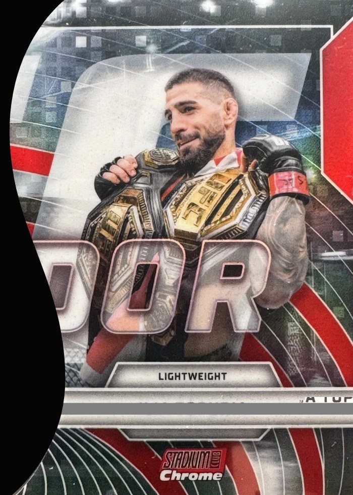 2026 Topps Stadium Club UFC Red Ilia Topuria #TVN-12