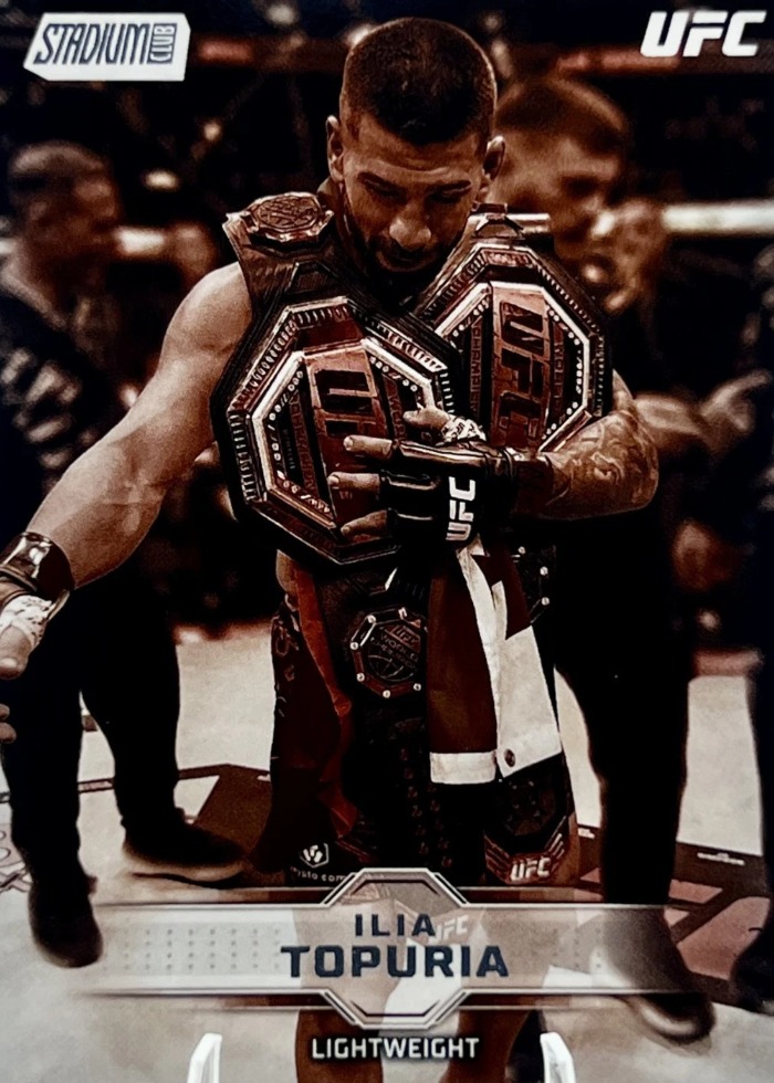 2026 Topps Stadium Club UFC Sepia Ilia Topuria #6
