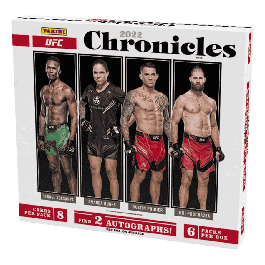 Caja Hobby 2022 Panini Chronicles UFC