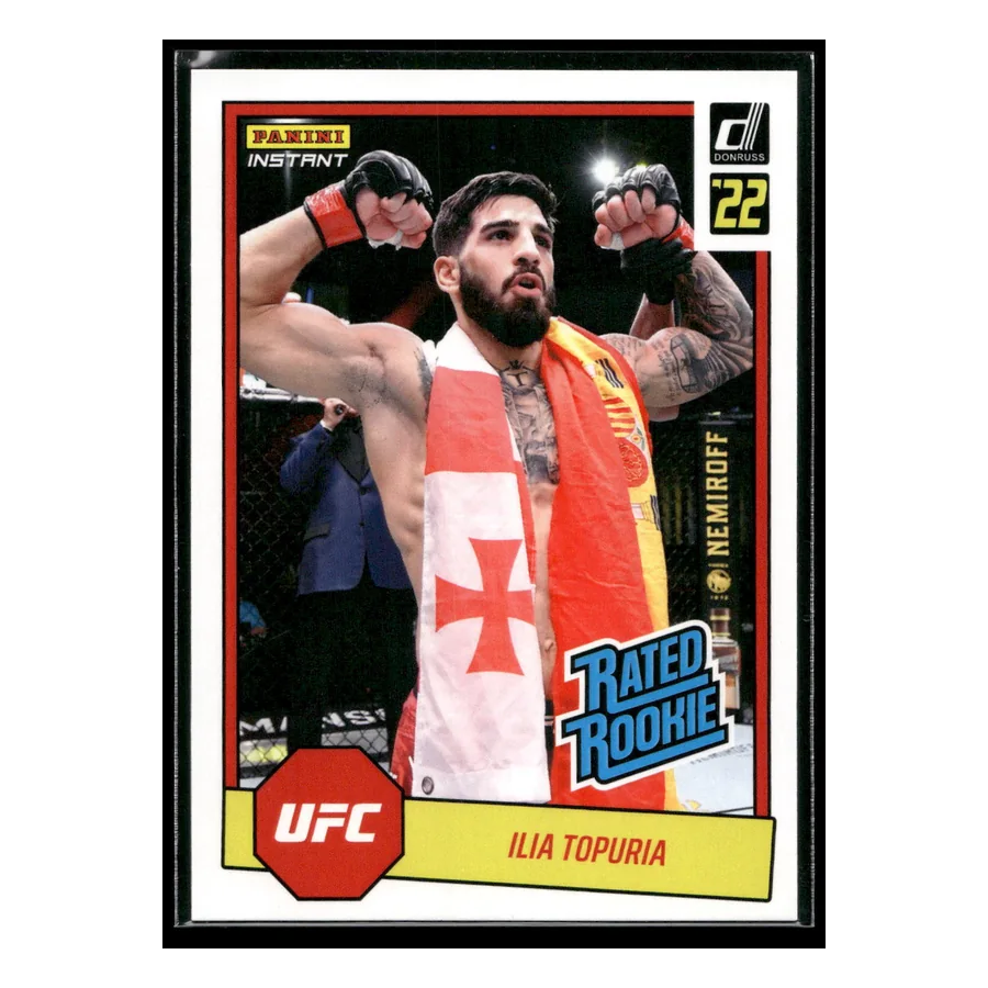 Set completo 2022 Panini Instant UFC Rated Rookie Retro