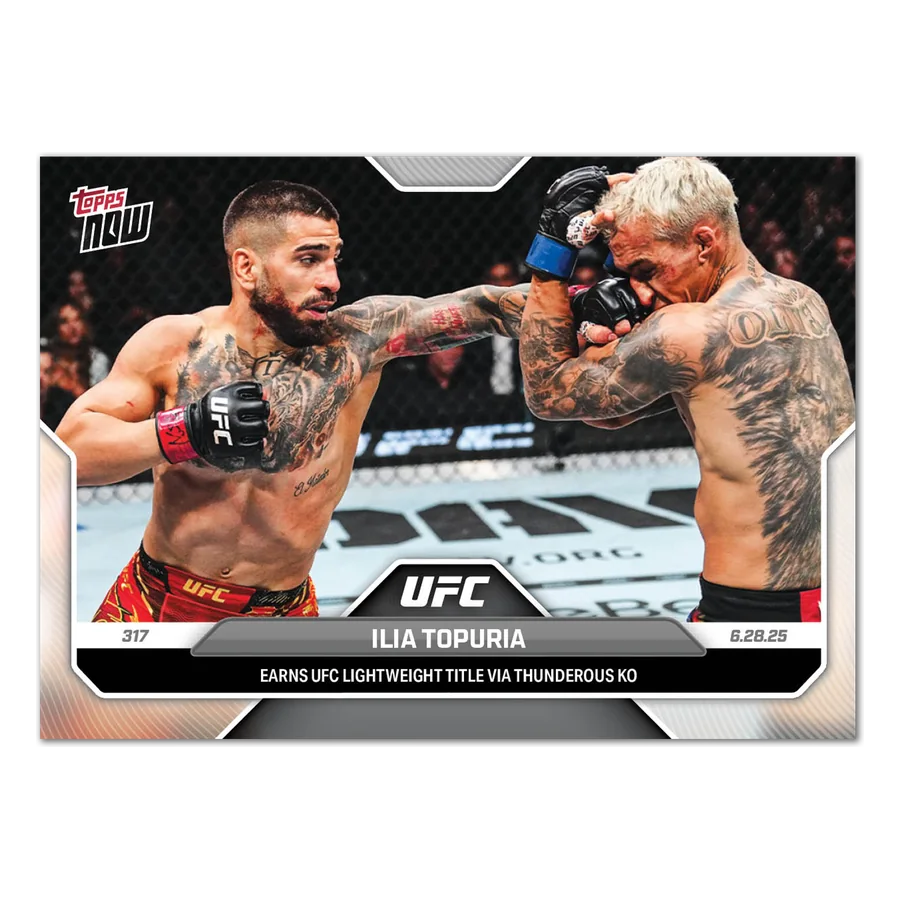 Topps NOW #18 2025 UFC Topps NOW